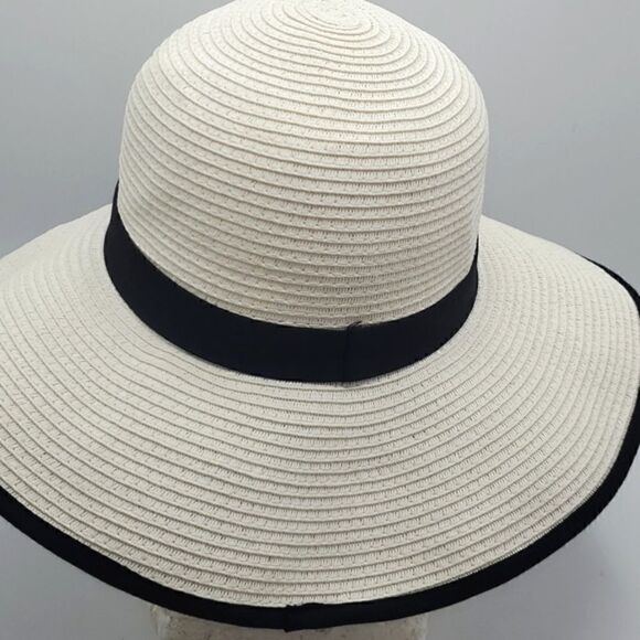 K Accessories White Ivory Floppy Hat - Picture 4 of 15